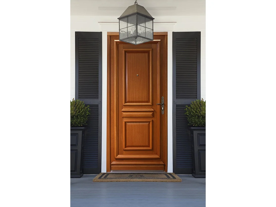 Porte D'entrée Bois Pleine Tahi 1, H.215xl.90 Côte Tableau P. Gauche Gd Menuiseries