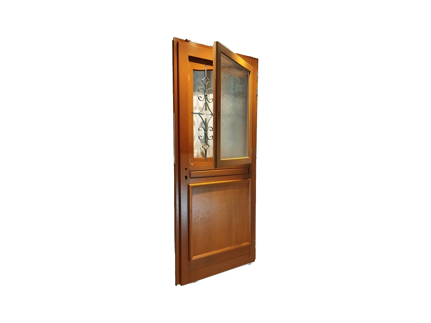 Porte D'Entrée Bois Vitrée, Vauban, H,200Xl,90  P,Gauche Côtes Tableau