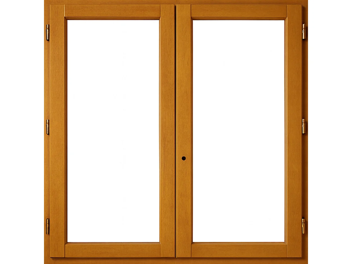Fenetre Bois 2 Vantaux H115 X L100 Cm Côte Tableau Gd Menuiseries