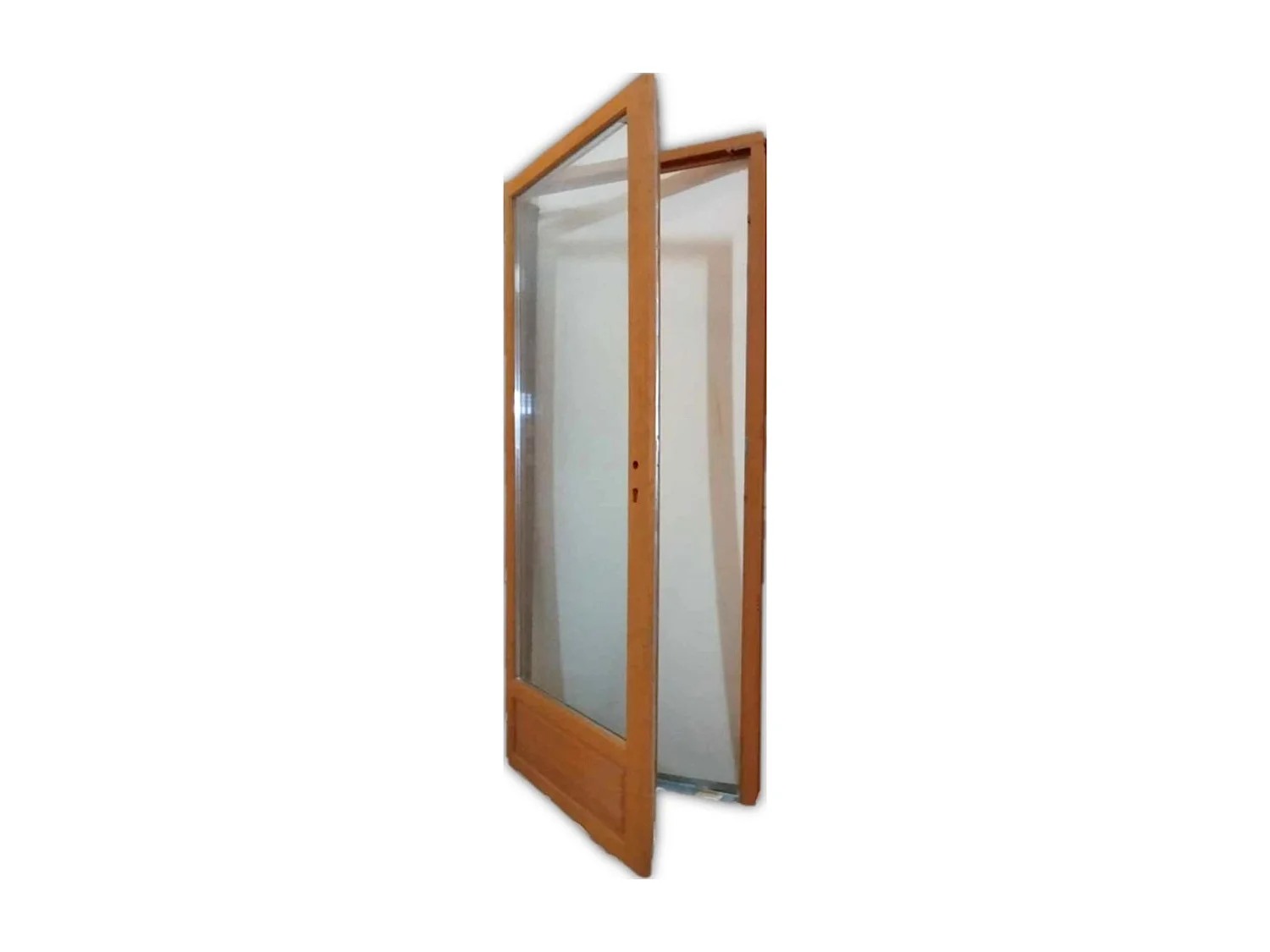 Porte Fenetre Bois 1 Vantail H215 X L90 Tirant Gauche Cotes Tableau Gd Menuiseries