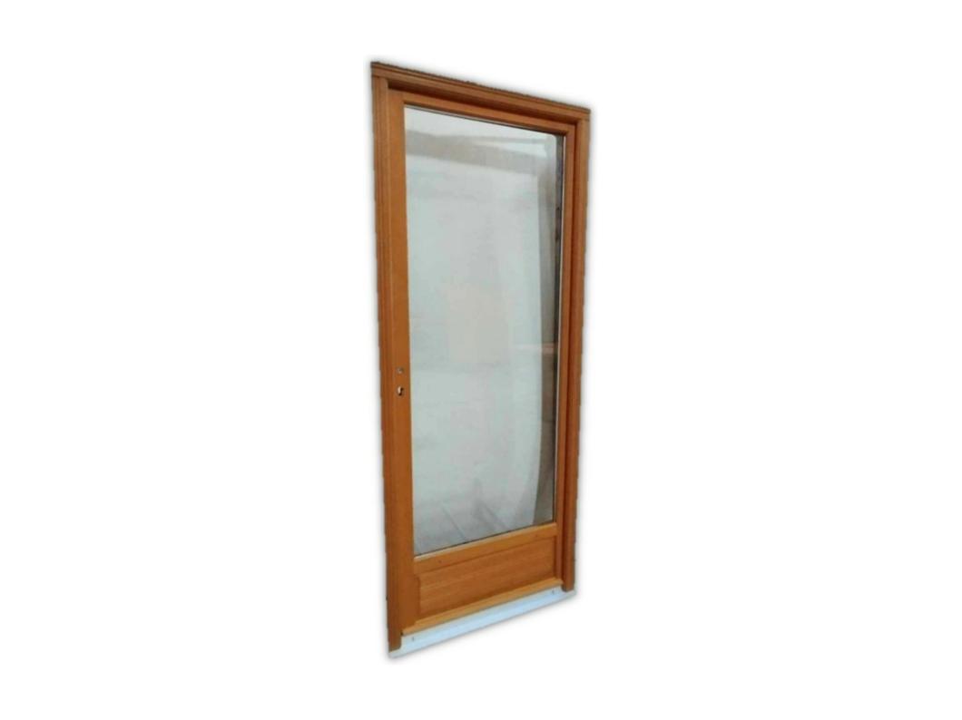 Porte Fenêtre Bois 1 Vantail H215 X L90 Tirant Gauche Côtes Tableau Gd Menuiseries