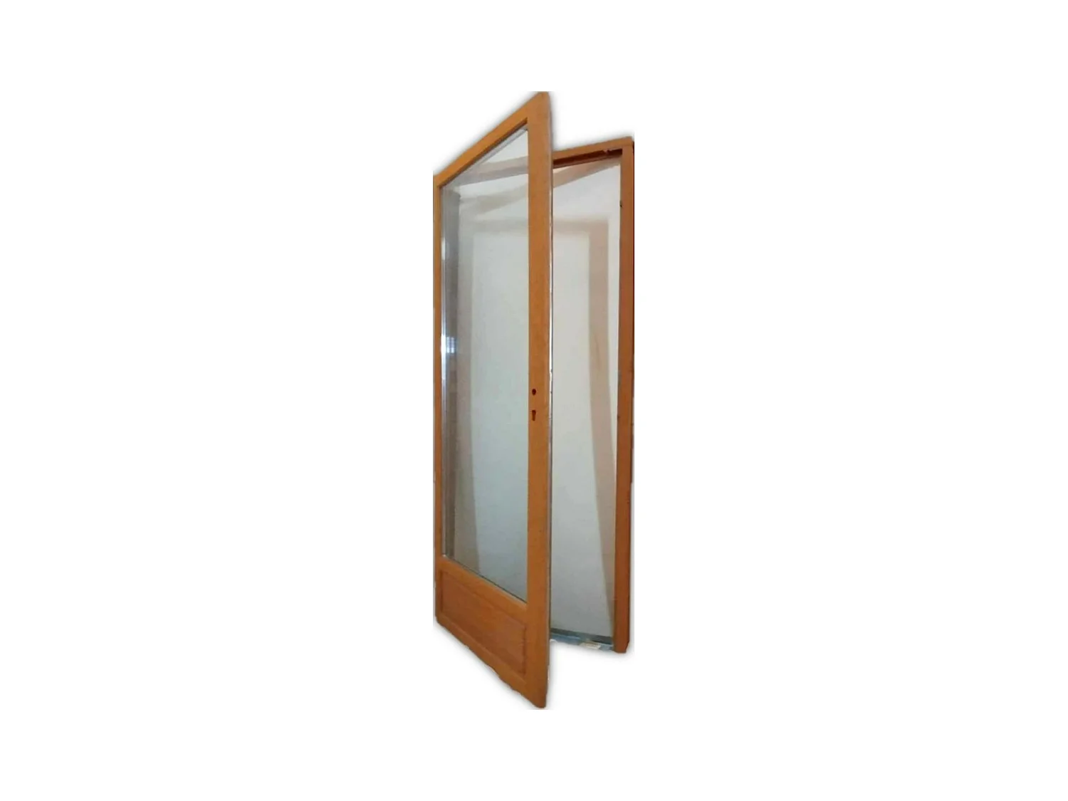 Porte Fenetre Bois 1 Vantail  H205 X L80 Tirant Gauche Cotes Tableau Gd Menuiseries