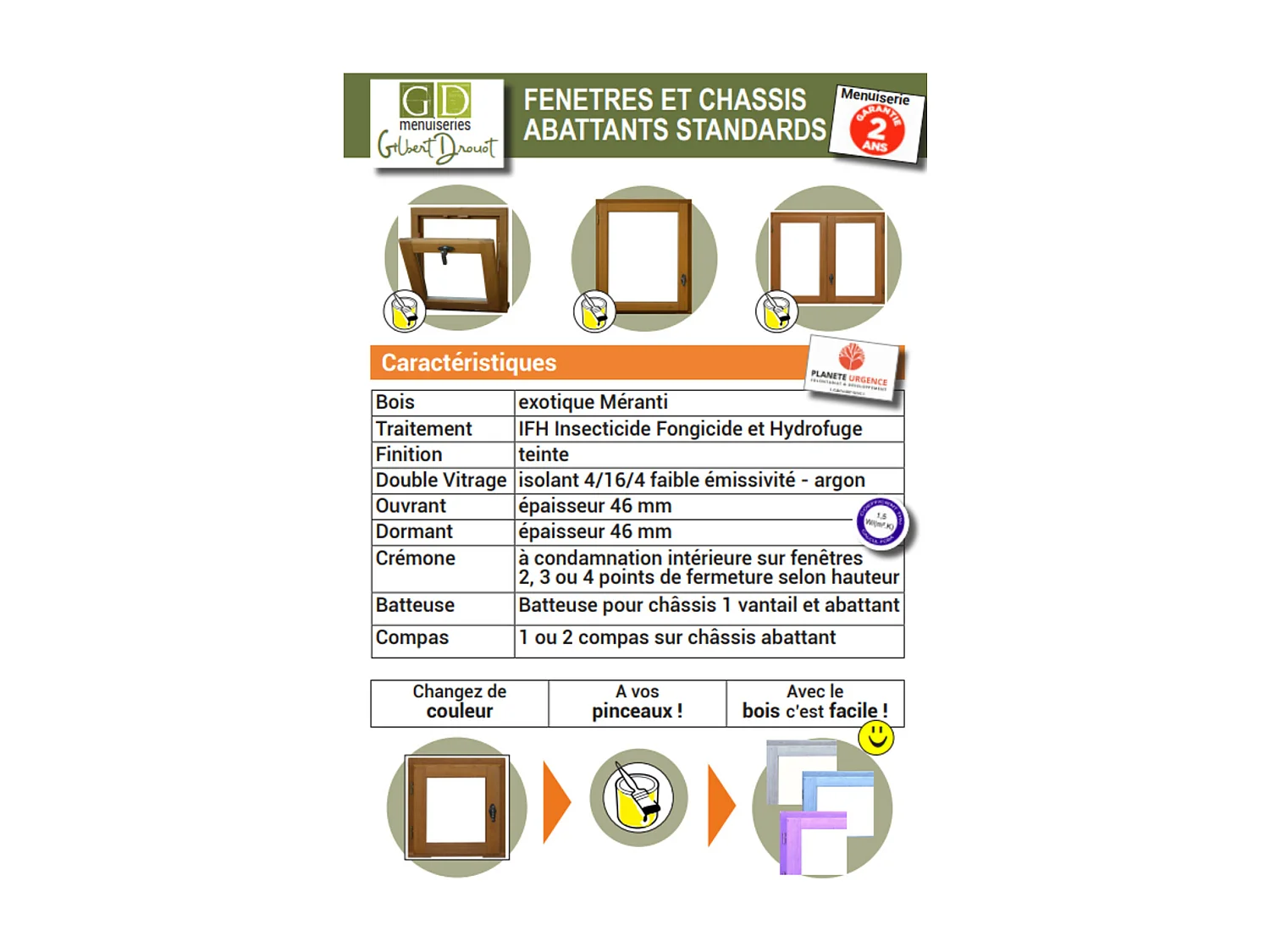 Fixe Lateral Bois Exo H215 X L30 Cote Tableau Gd Menuiseries