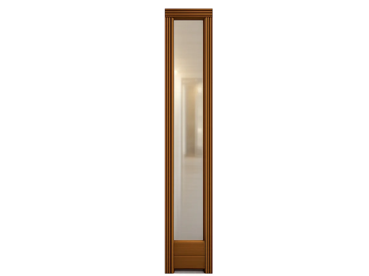 Fisso laterale in legno Exo H215 x L30, tavola di rivestimento GD MENUISERIES senza maniglia