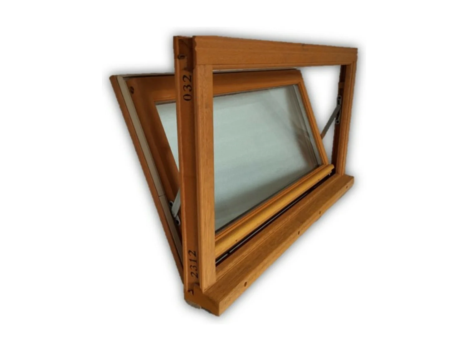 Chassis Abattant En Bois H45 X L80 Cotes Tableau Gd Menuiseries