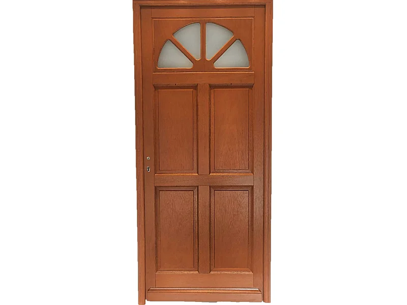 Porte d'entree Bois vitree, Ferji, H,215xl,90 p, droit Cote Tableau