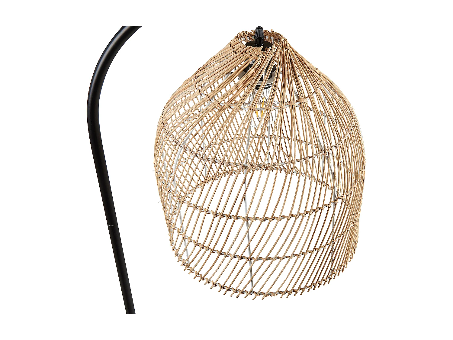 Staande lamp BERNICA Rotan Natuurlijk