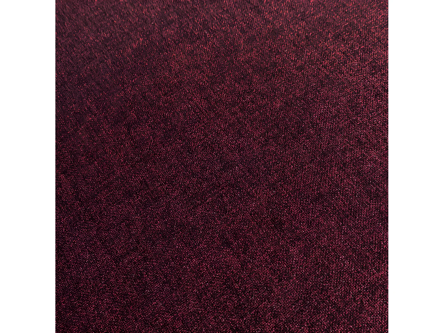 Lot de 2 chaises en tissu rouge et piètement métal noir - OFFICE 1500