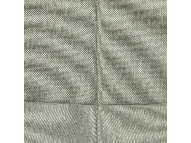 Lot de 2 chaises tissu vert et piètement en chêne massif noir - MISU