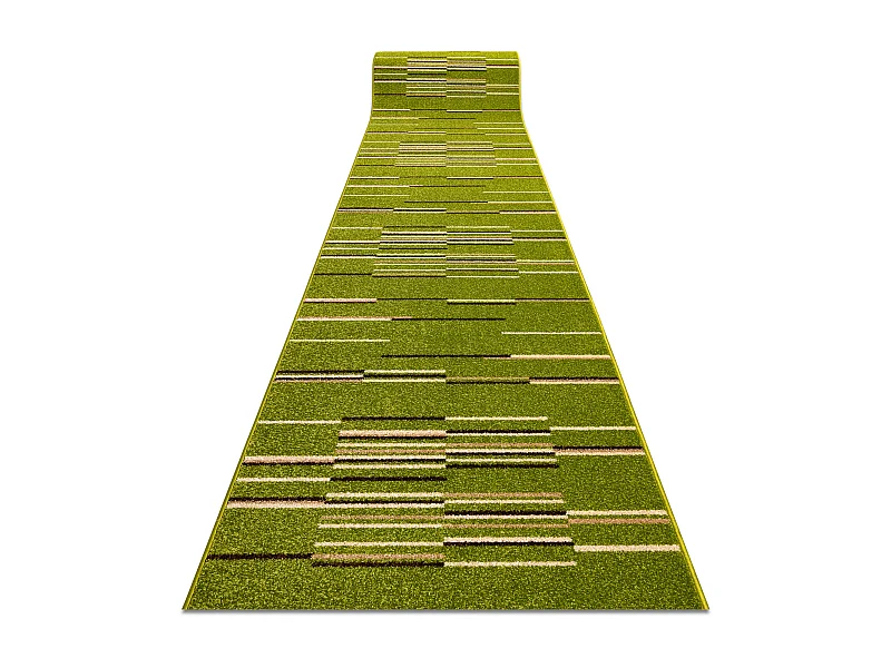 Tapis de couloir HEAT-SET FRYZ NELI vert - lime 100x300 cm