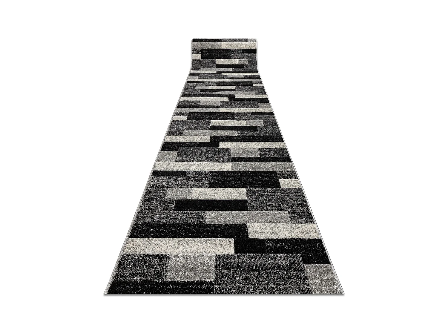 Vloerbekleding FEEL 5756/16811 RECHTHOEK , grijskleuring  120x120 cm