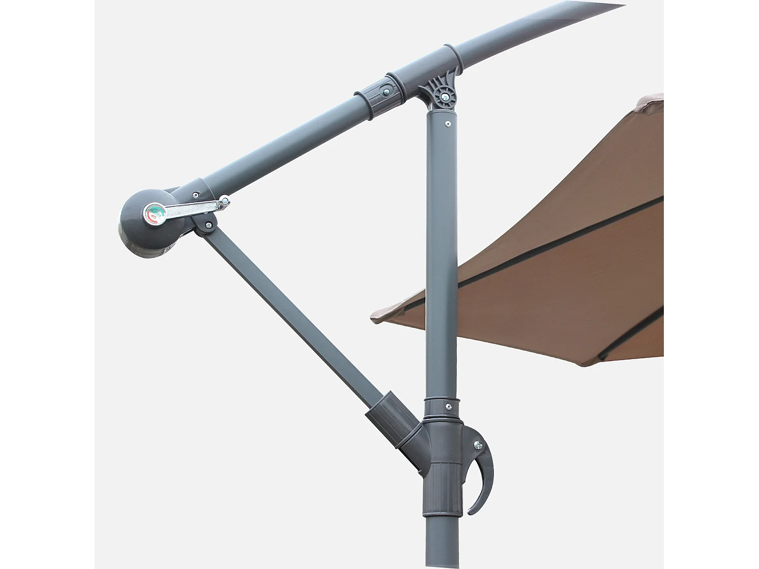 Ombrellone rotondo offset 300cm, talpa