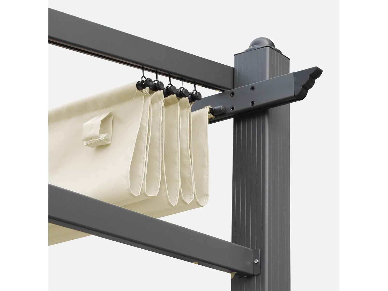 Tela del tetto per pergola 3x4m, ecrù