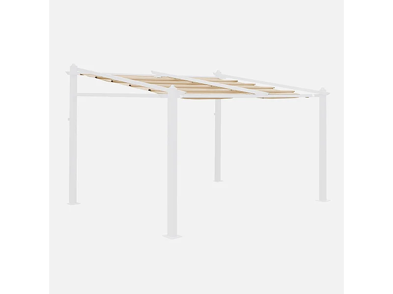 Tela del tetto per pergola 3x4m, beige