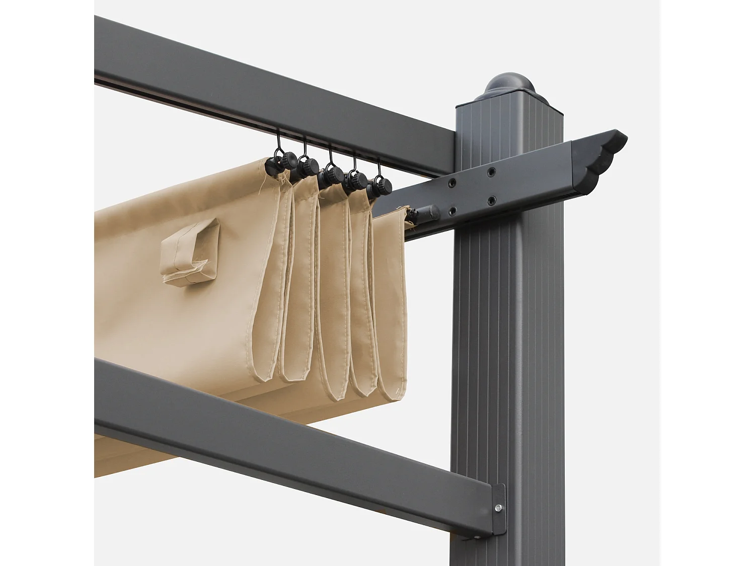 Tela del tetto per pergola 3x4m, beige