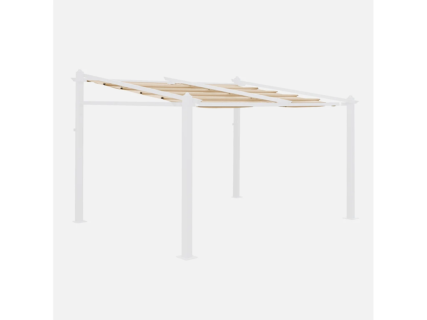 Tela del tetto per pergola 3x4m, beige
