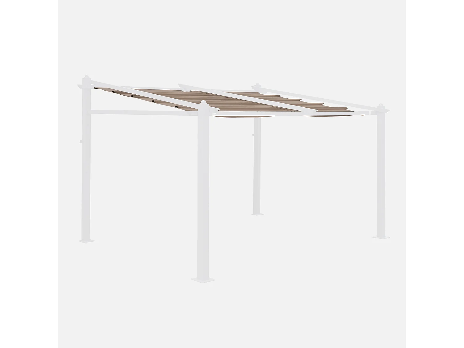 Tela del tetto per pergola 3x4m, beige