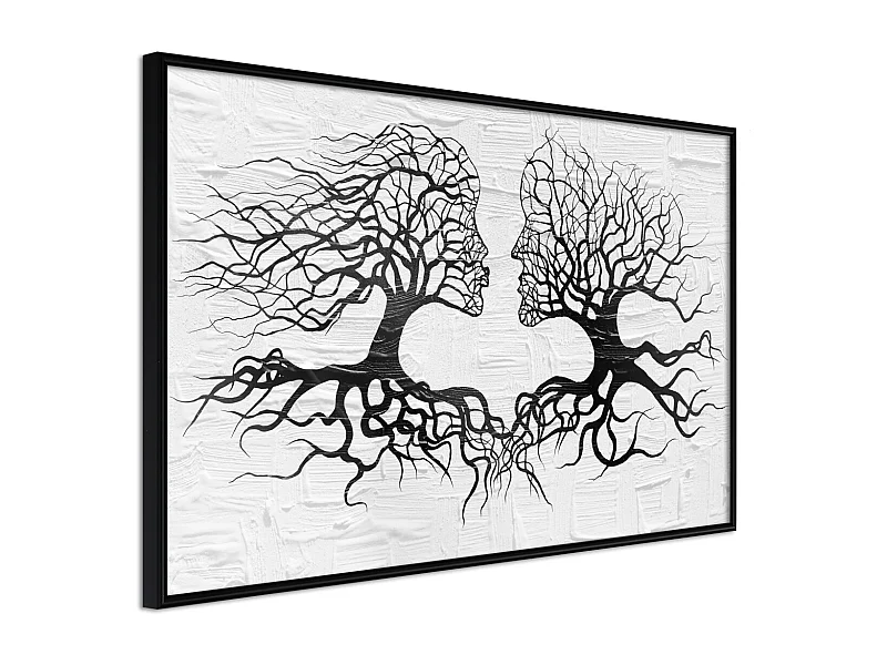 Affiche Murale Encadrée "Like the Old Trees" 90 x 60 cm Noir