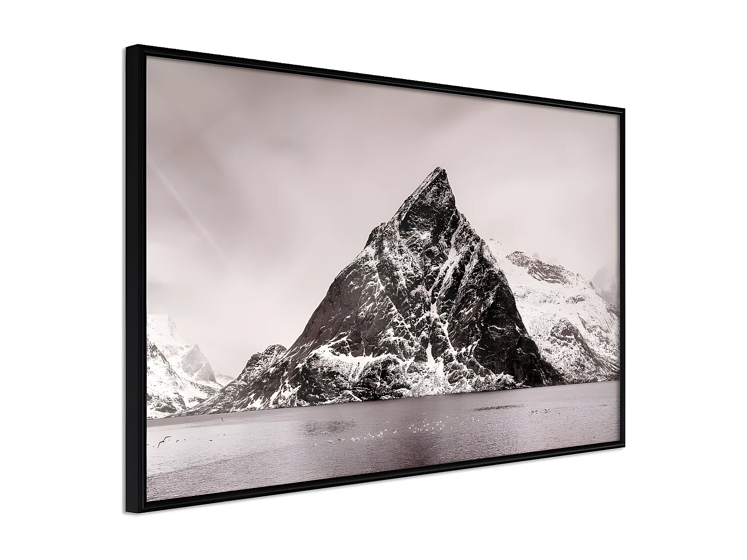 Affiche Murale Encadrée "Stark Landscape" 30 x 20 cm Noir