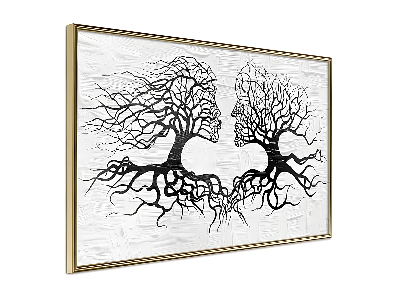 Affiche Murale Encadrée "Like the Old Trees" 60 x 40 cm Or