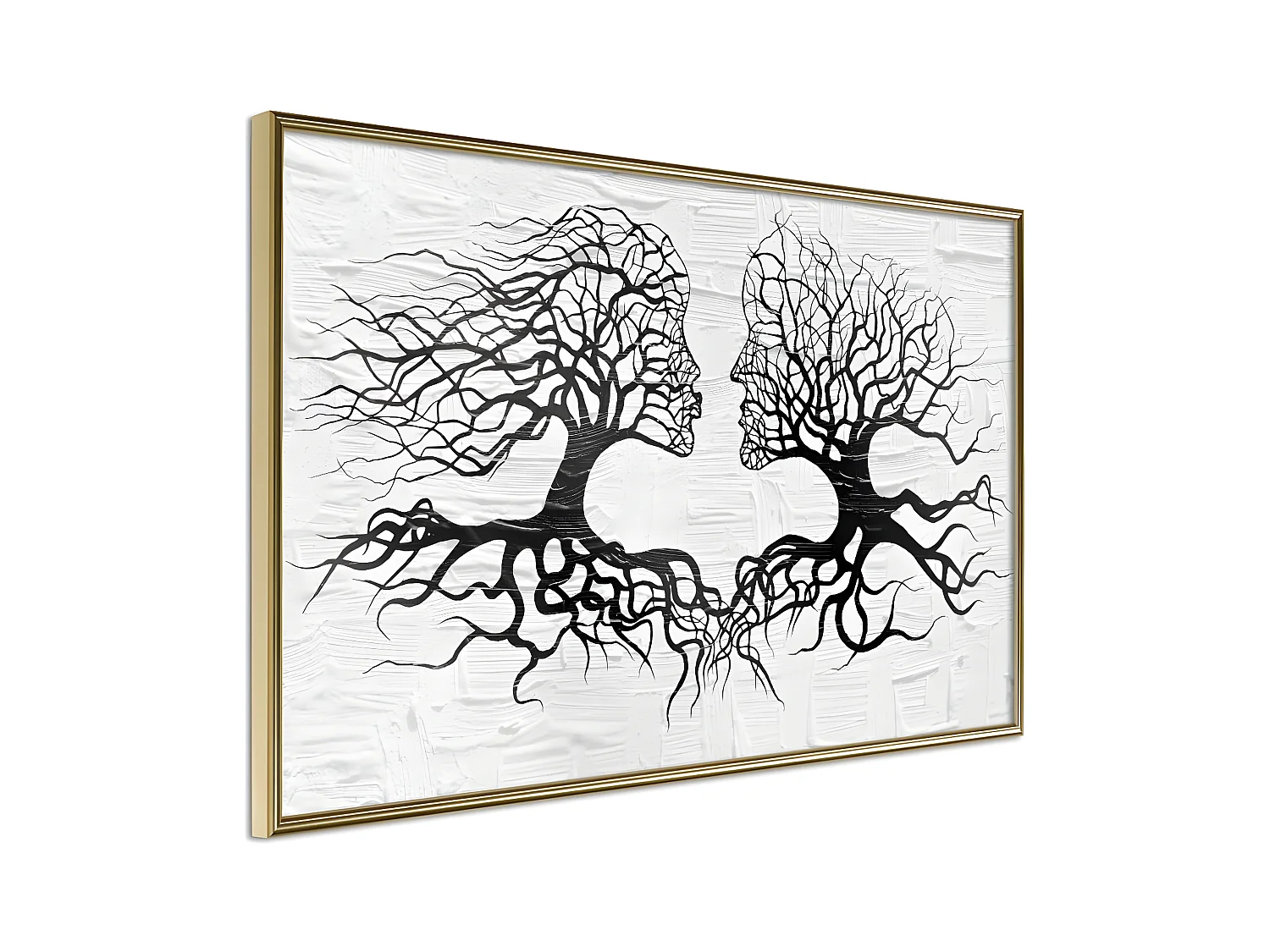 Affiche Murale Encadrée "Like the Old Trees" 60 x 40 cm Or