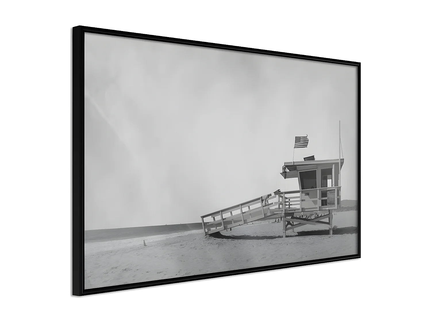 Affiche Murale Encadrée "To the Rescue" 45 x 30 cm Noir