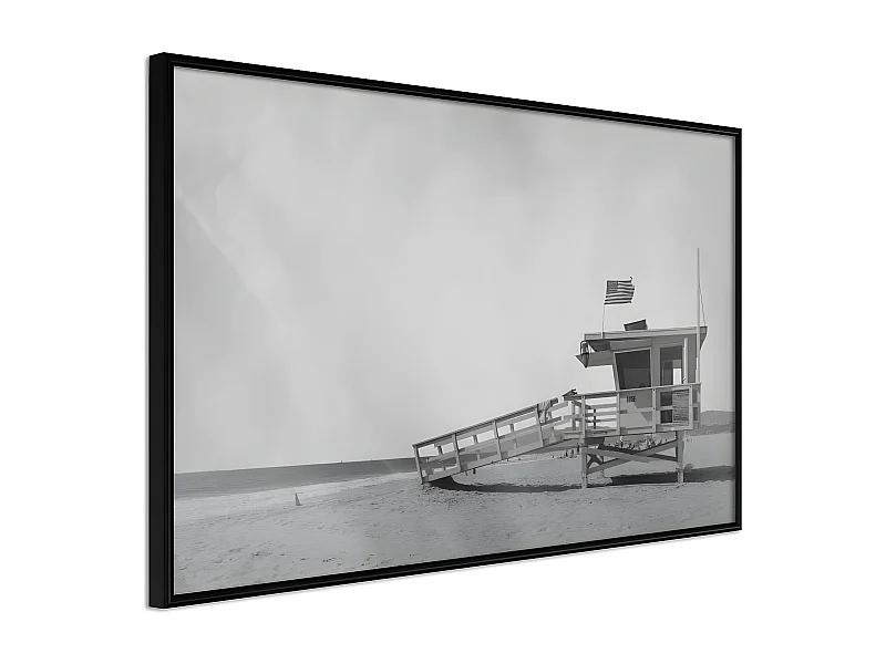 Affiche Murale Encadrée "To the Rescue" 45 x 30 cm Noir