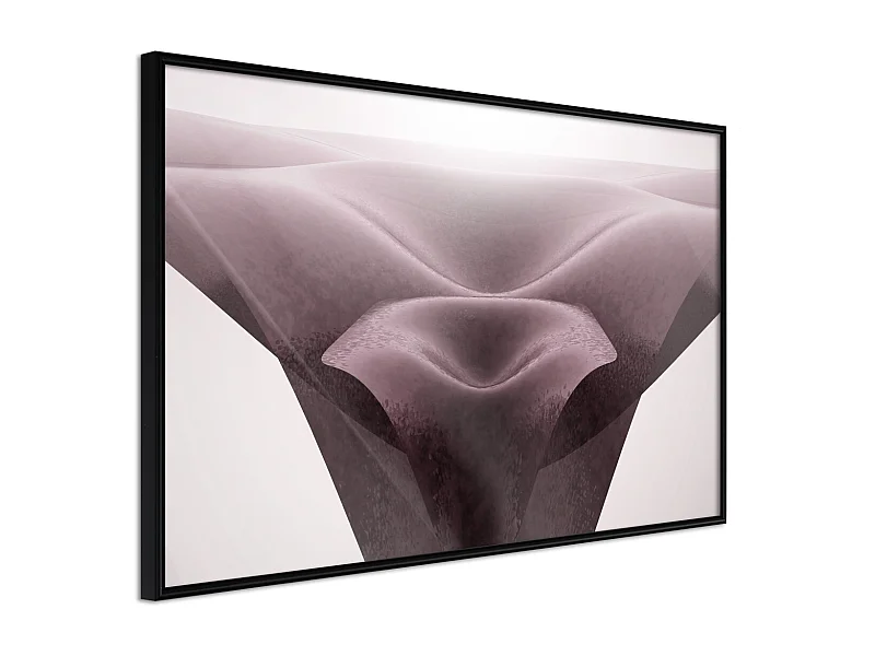 Affiche Murale Encadrée "Surreal Dunes" 30 x 20 cm Noir