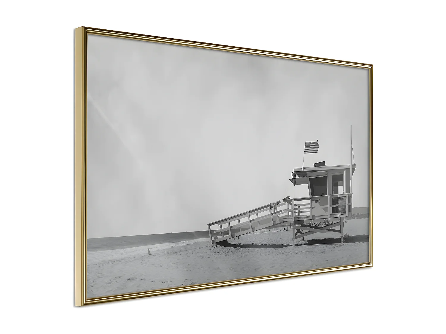 Affiche Murale Encadrée "To the Rescue" 45 x 30 cm Or