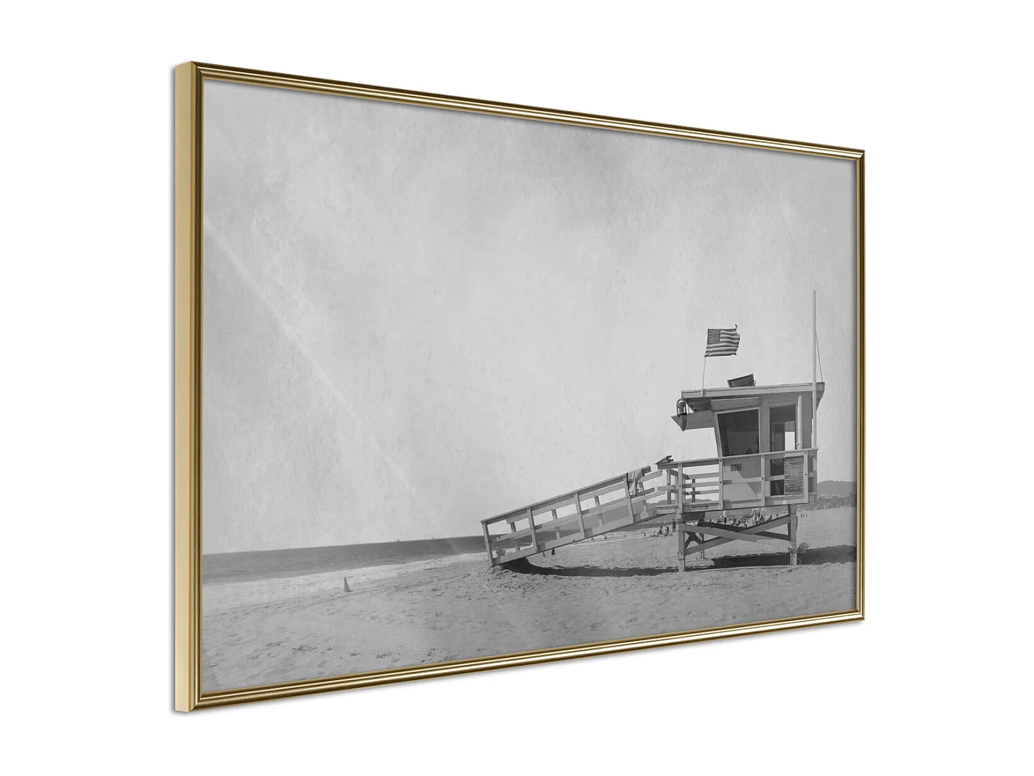 Affiche Murale Encadrée "To the Rescue" 45 x 30 cm Or