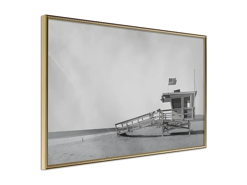 Affiche Murale Encadrée "To the Rescue" 45 x 30 cm Or