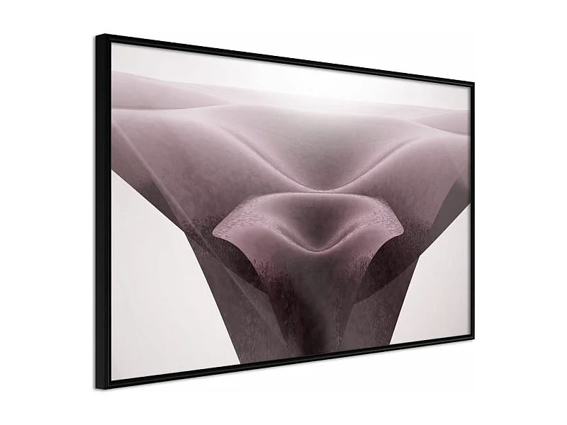 Affiche Murale Encadrée "Surreal Dunes" 45 x 30 cm Noir