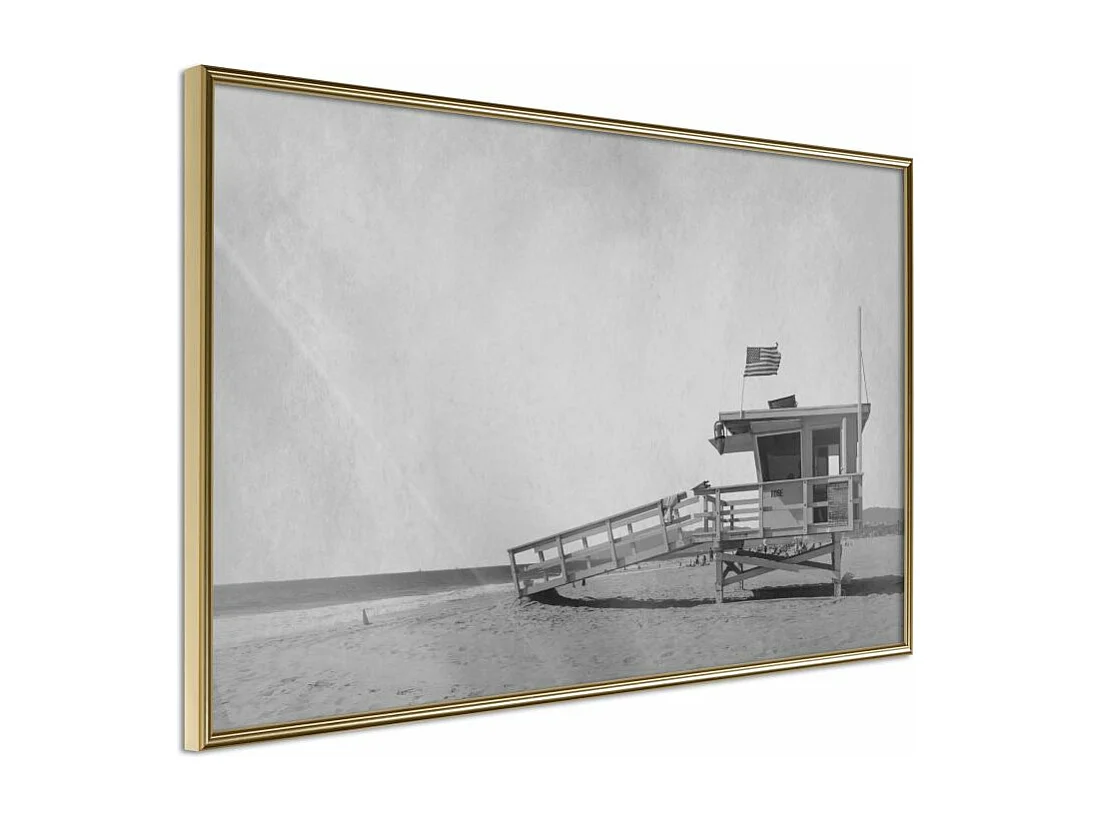 Affiche Murale Encadrée "To the Rescue" 90 x 60 cm Or