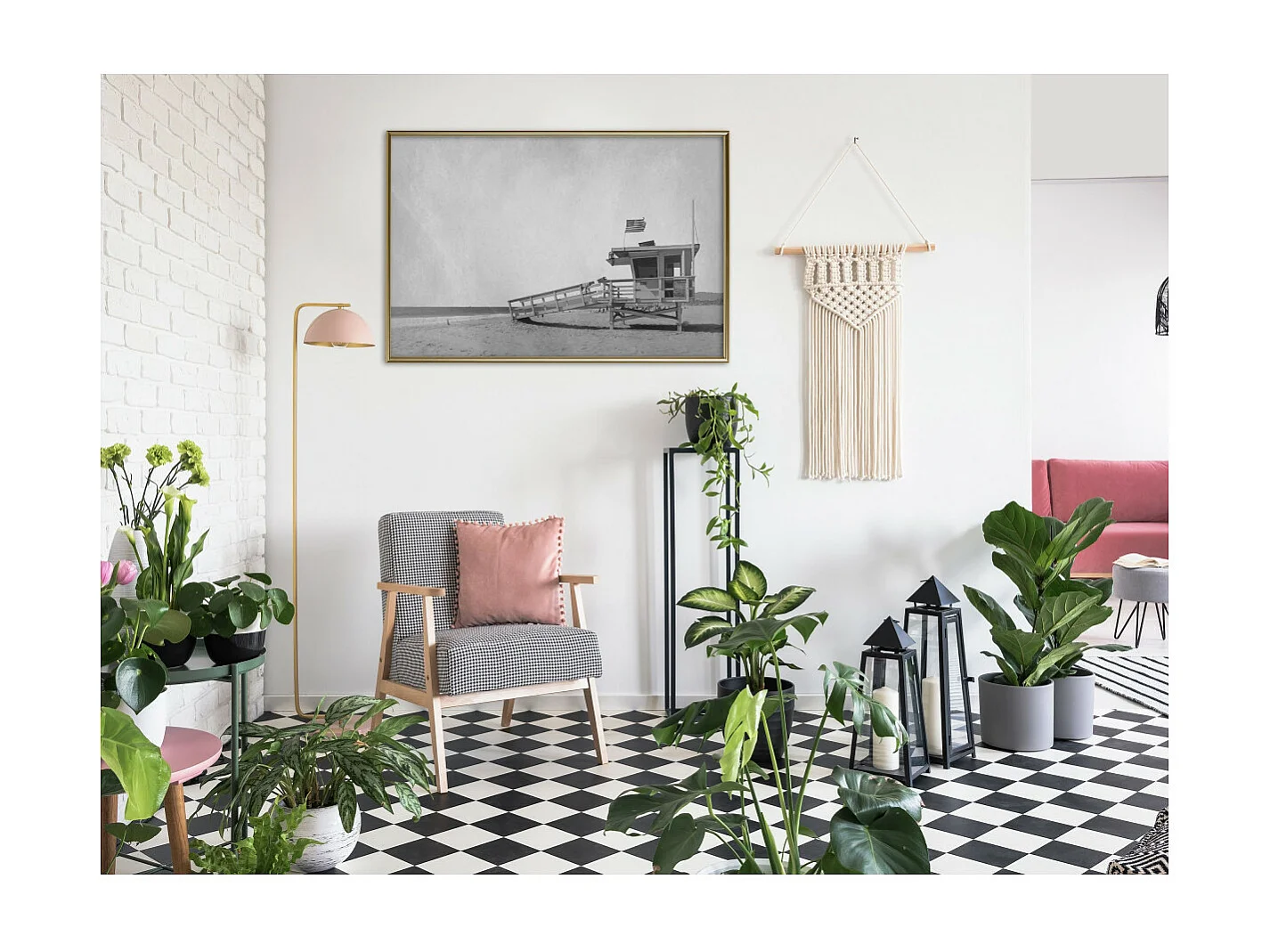 Affiche Murale Encadrée "To the Rescue" 90 x 60 cm Or