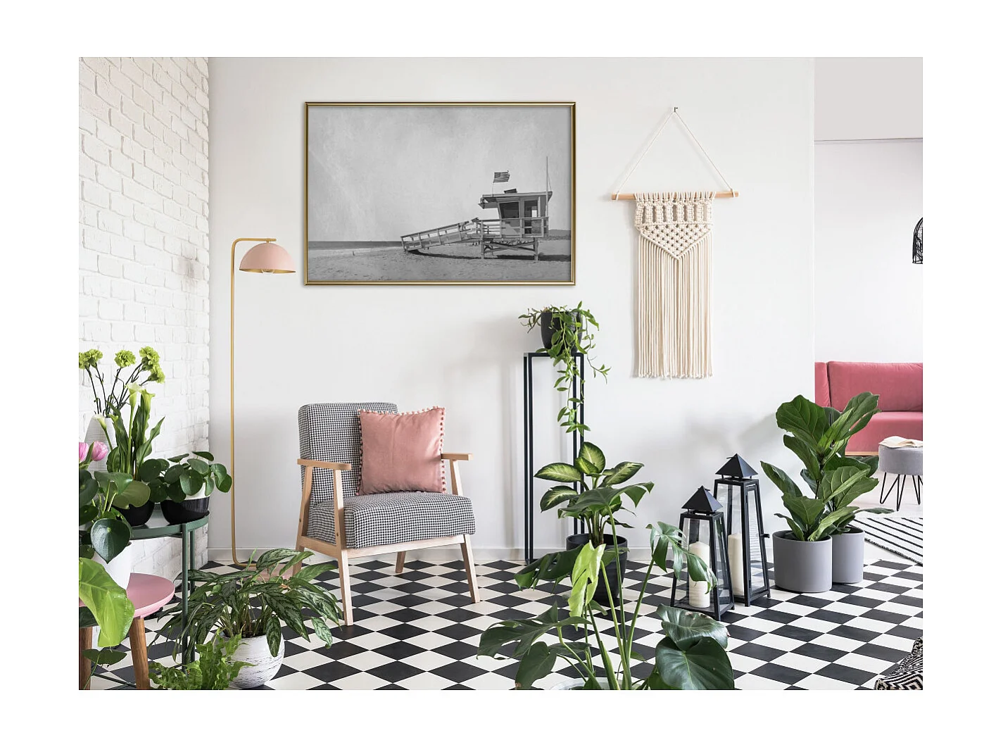 Affiche Murale Encadrée "To the Rescue" 90 x 60 cm Or