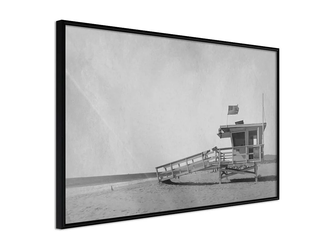 Affiche Murale Encadrée "To the Rescue" 90 x 60 cm Noir