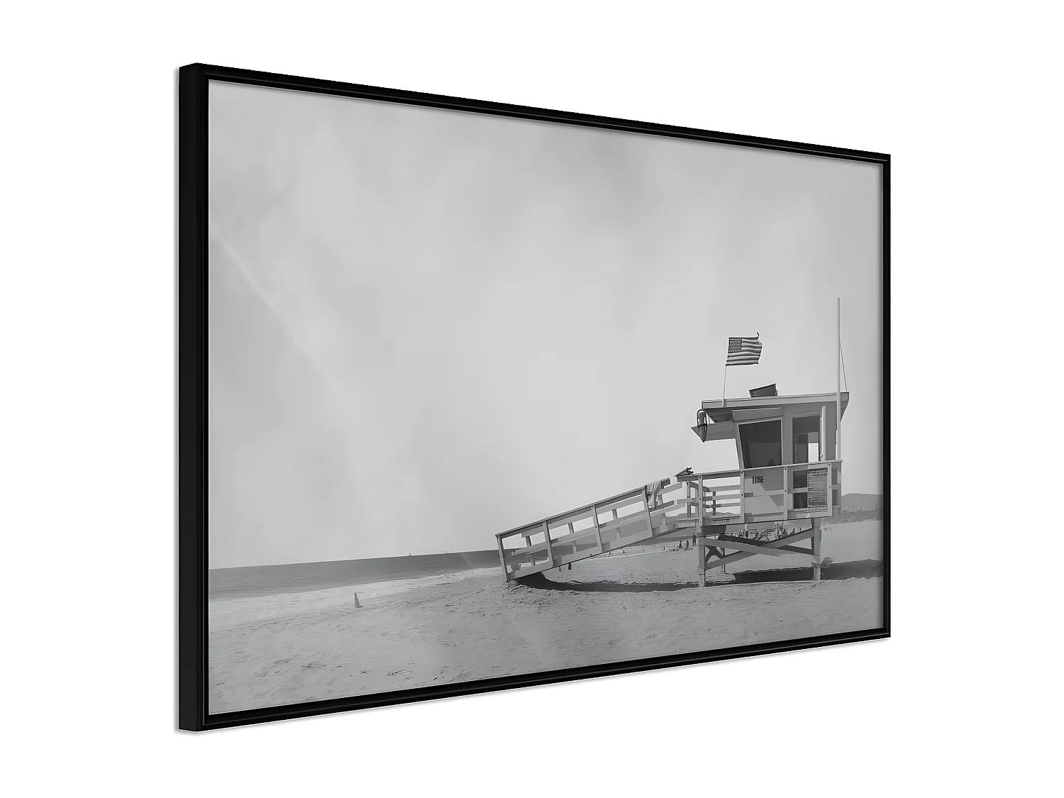 Affiche Murale Encadrée "To the Rescue" 30 x 20 cm Noir