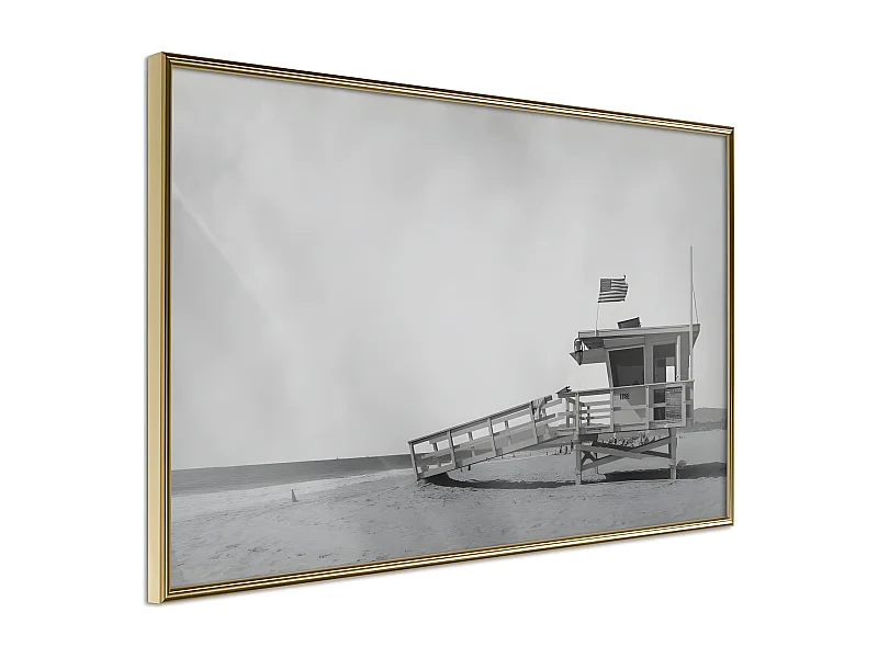 Affiche Murale Encadrée "To the Rescue" 60 x 40 cm Or