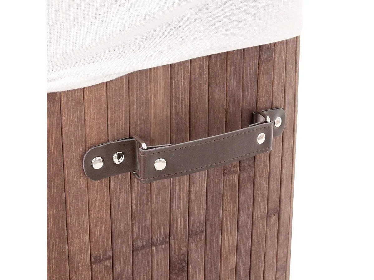 Cesto para la ropa MCW-C21,  marrón