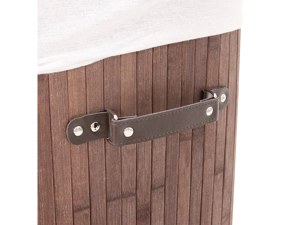 Panier à linge MCW-C21,  brun