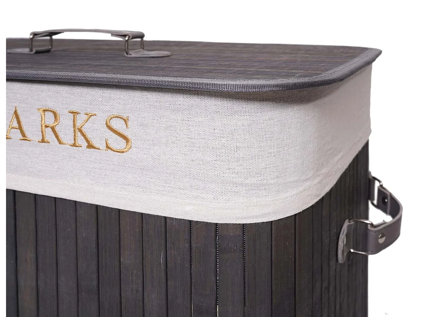 Cesto para roupa suja MCW-C21,  cinzento escuro