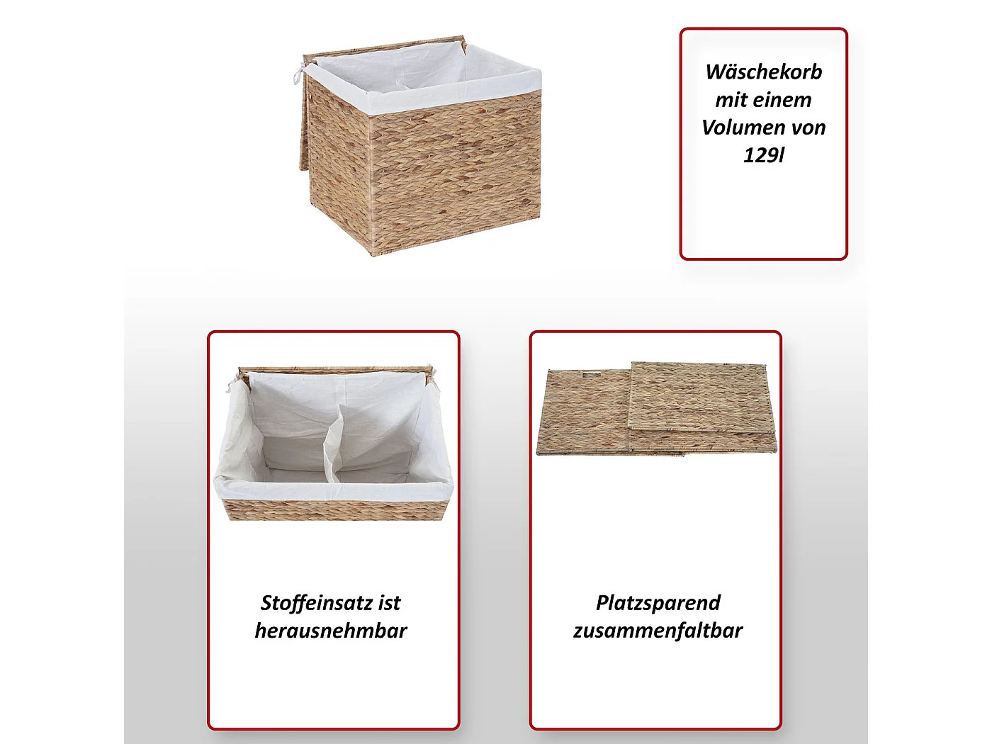 Cesto para roupa suja MCW-C27