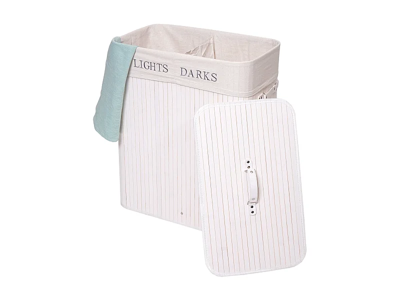 Cesto para roupa suja MCW-C21,  branco