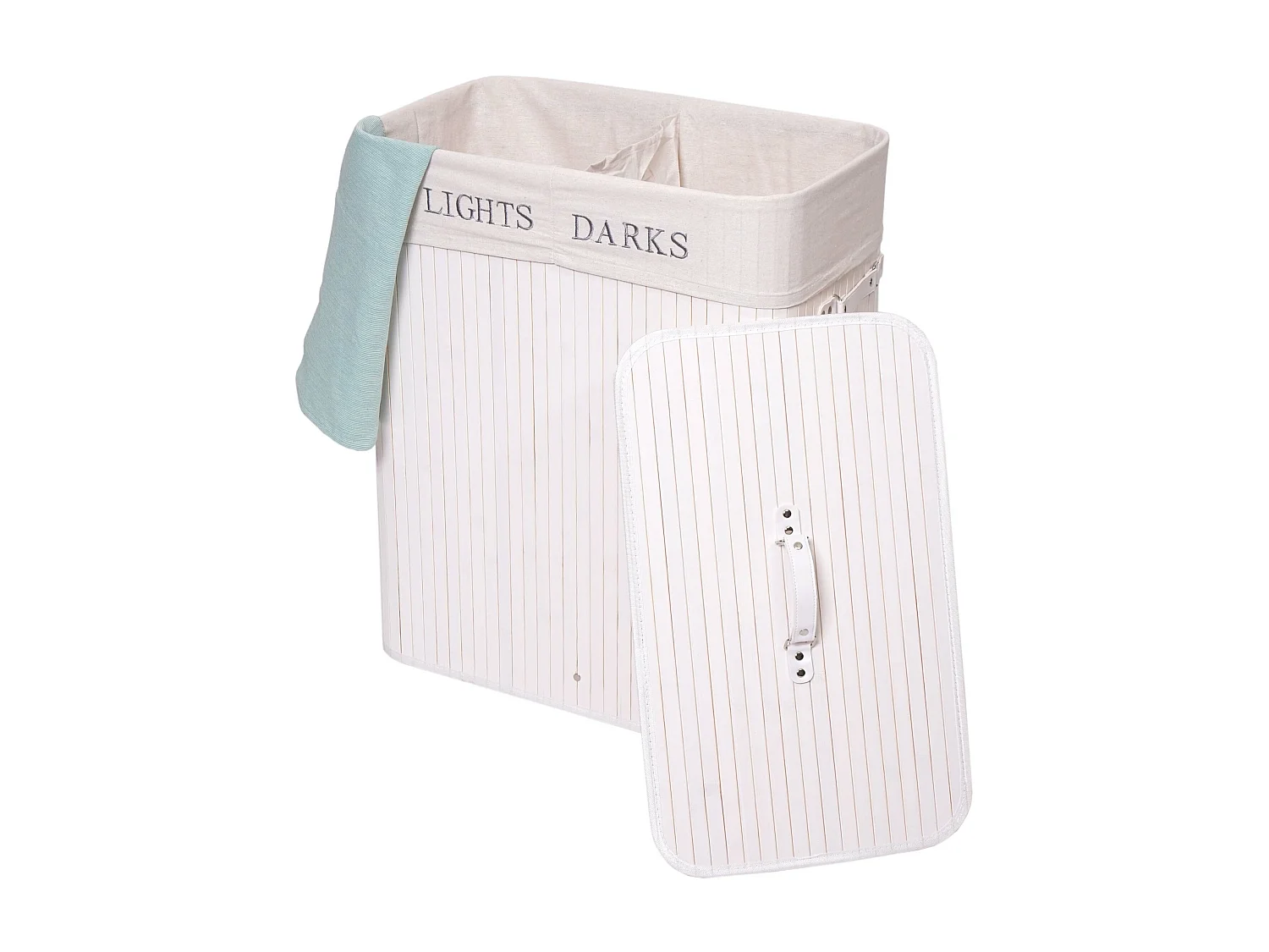 Cesto para la ropa MCW-C21,  blanco