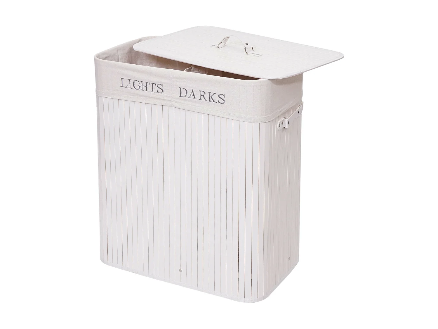 Panier à linge MCW-C21,  blanc