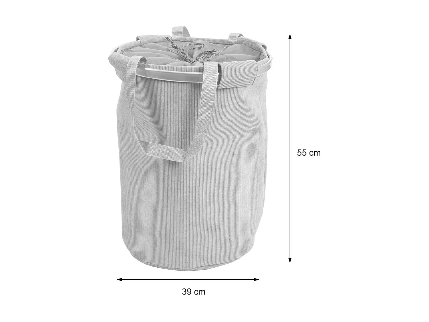 Coletor de roupa MCW-C34,  cinzento