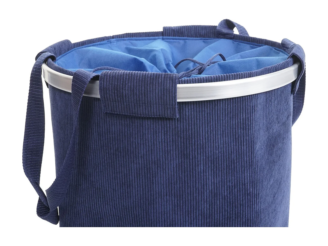 Collecteur de linge MCW-C34,  velours bleu