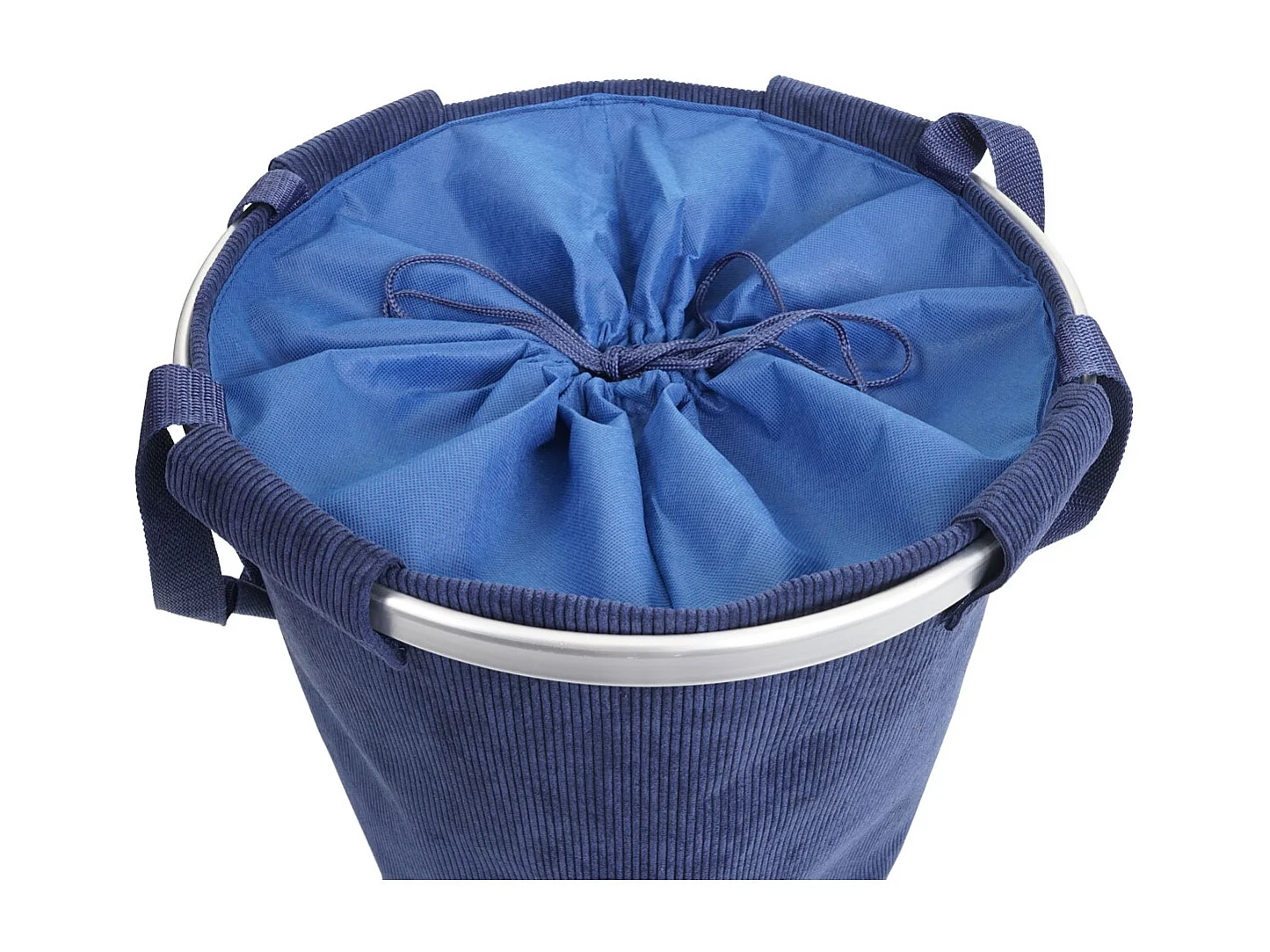 Collecteur de linge MCW-C34,  velours bleu