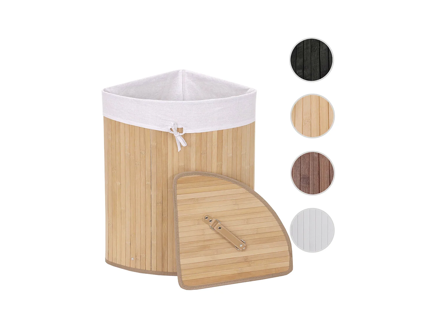 Hoekwasmand MCW-C21,  natuurlijke kleur