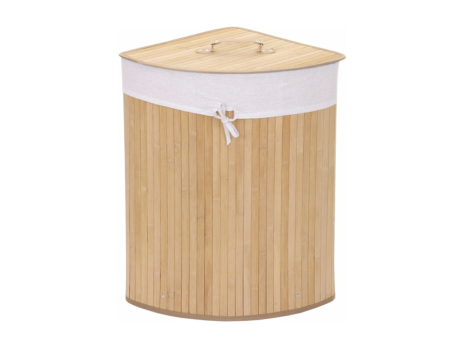 Eckwäschekorb MCW-C21, Naturfarben